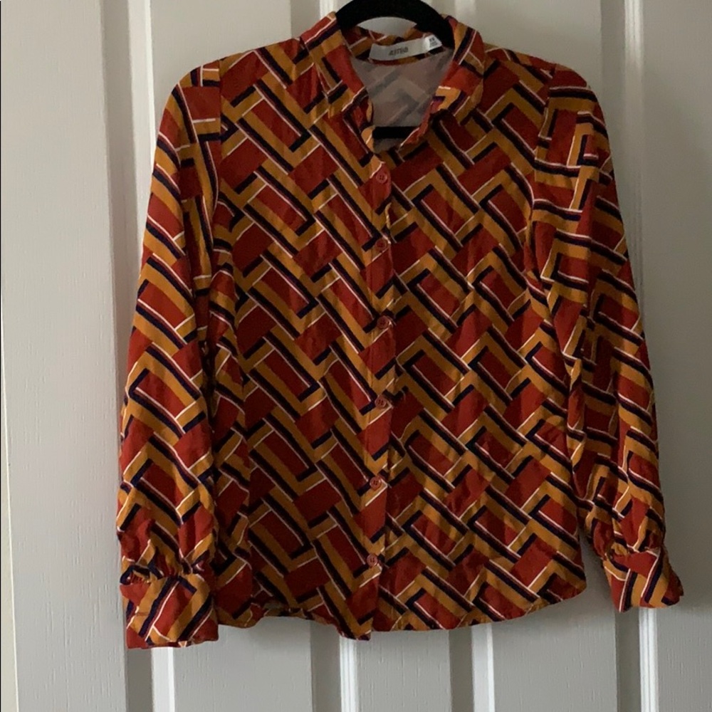 Orange Blouse